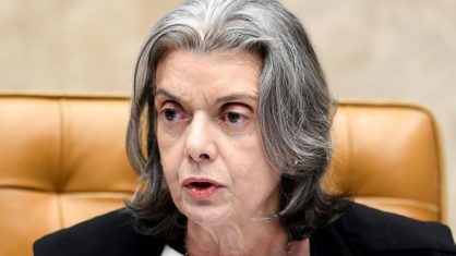 A presidente do Supremo Tribunal Federal, ministra Cármen Lúcia, durante sessão em Brasília, em 21 de março de 2018 - AFP